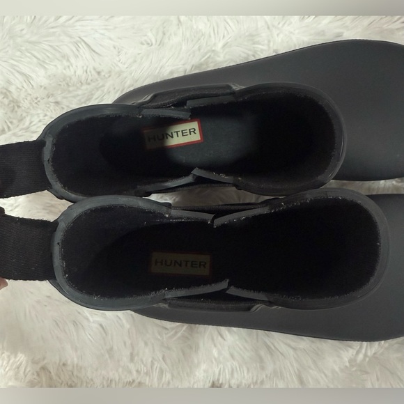 Hunter Original Chelsea Matte Ankle Rain Boots Women’s 11 Black EU 43 UK 9 - Picture 10 of 10